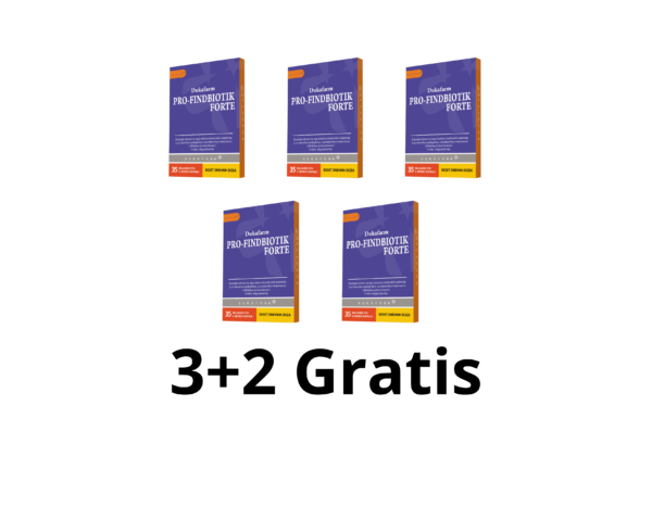 PRO-FINDBIOTIK FORTE 3+2 GRATIS